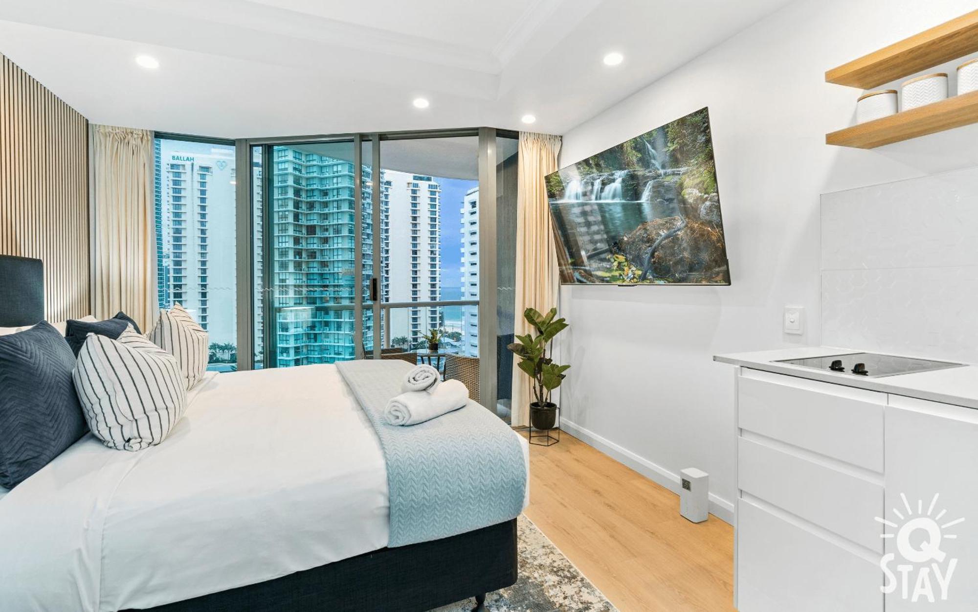 Legends Apartments - Qstay Gold Coast Bagian luar foto